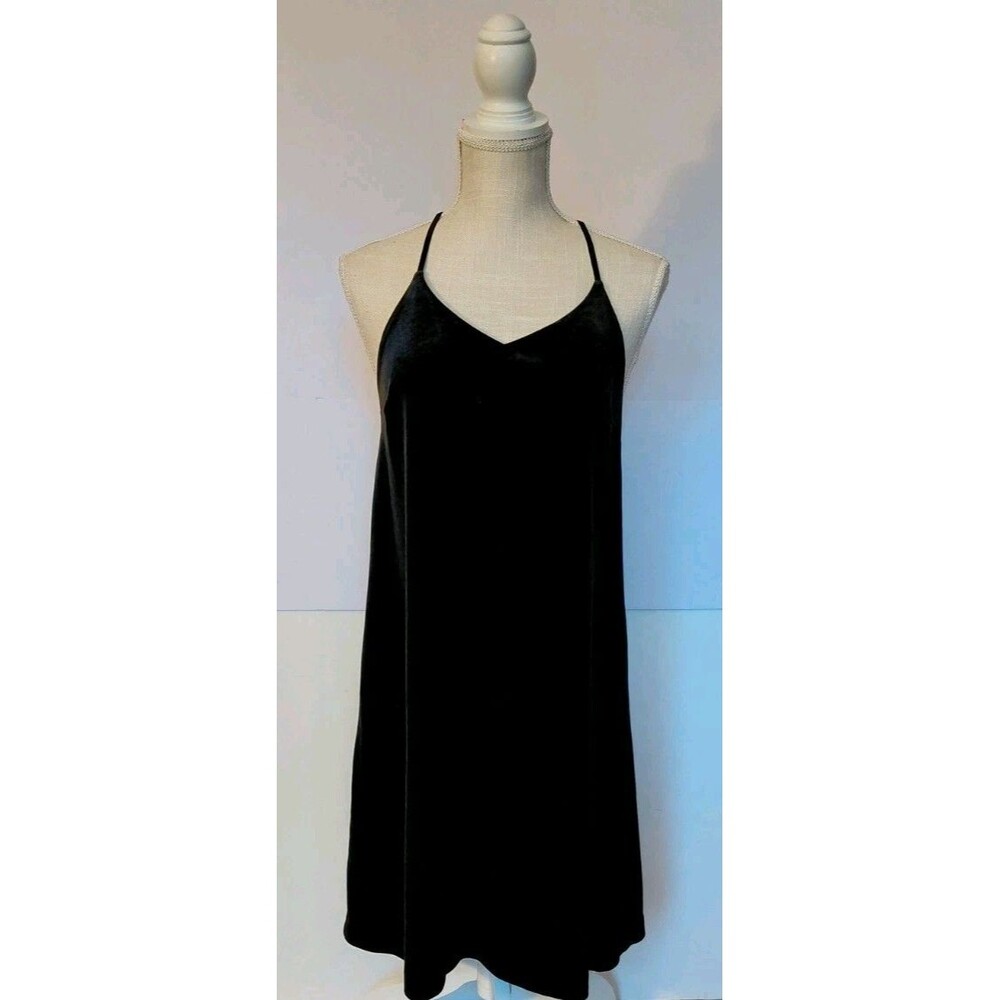 Loft Size XS Velvet Sleeveless Strappy Dark Romantic Witchy Dress